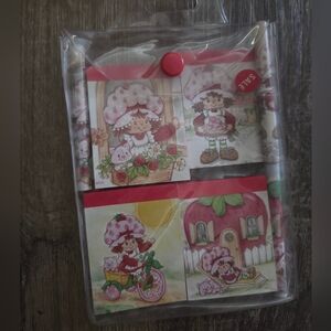 Strawberry Shortcake Notepad Set Vintage
